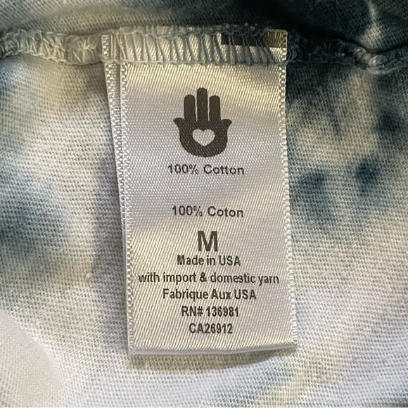 Spiritual Gangster Blue Tie-Dye Tank Medium - Picture 5 of 5